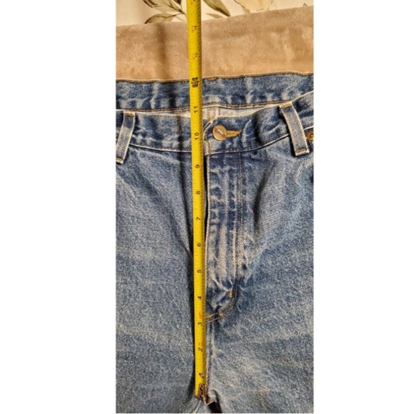 Carhartt Denim Distressed Blue Jeans Men's 38x32 B180 DST Traditional Fit - Picture 7 of 7